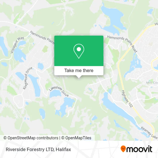 Riverside Forestry LTD map