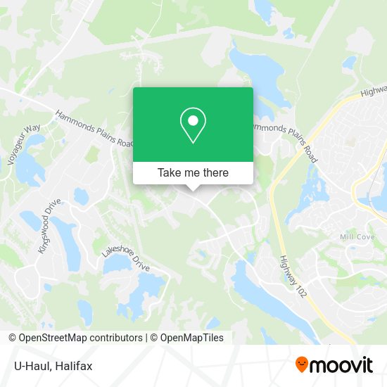 U-Haul map