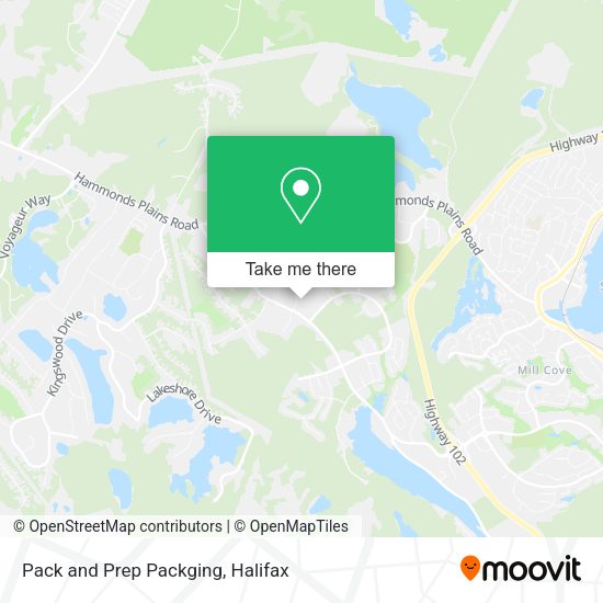 Pack and Prep Packging map