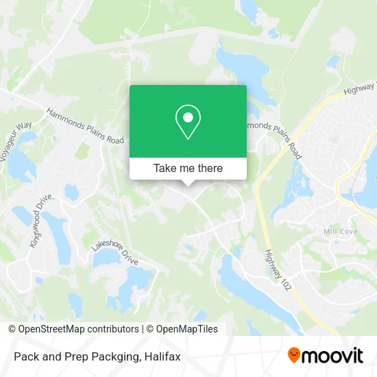 Pack and Prep Packging map