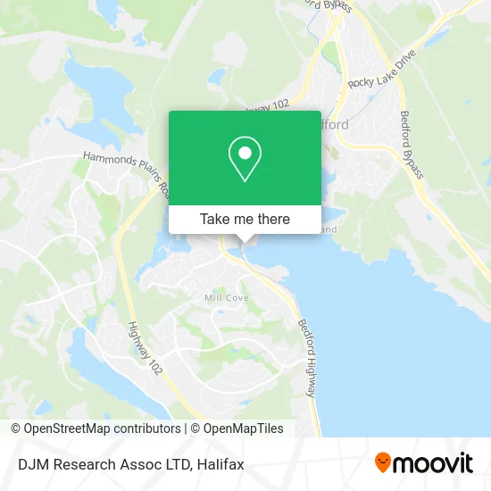 DJM Research Assoc LTD map