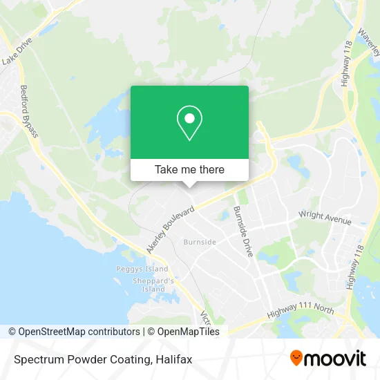 Spectrum Powder Coating map