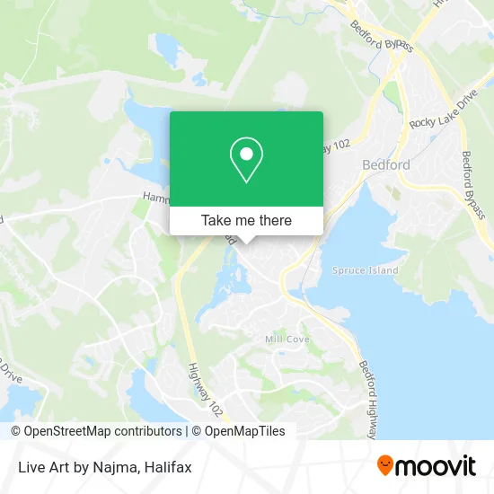 Live Art by Najma map