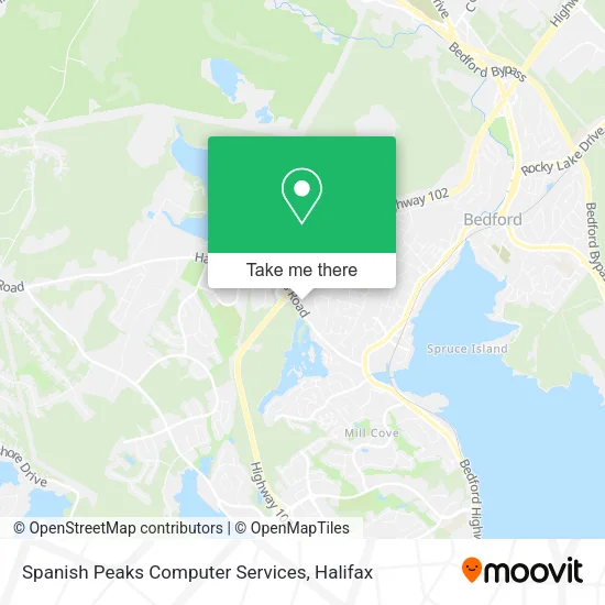 Spanish Peaks Computer Services map