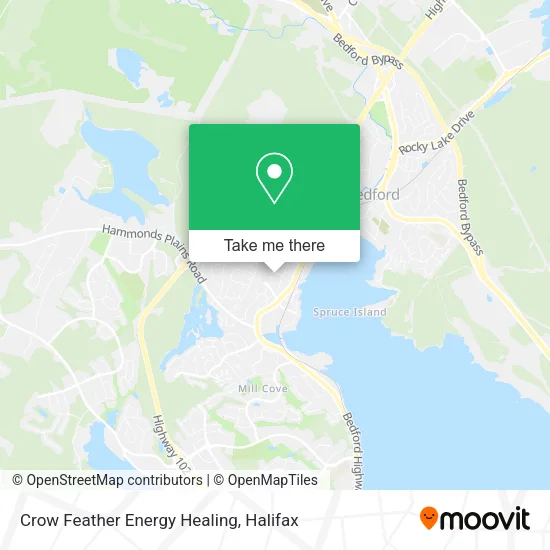 Crow Feather Energy Healing map