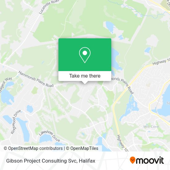 Gibson Project Consulting Svc map