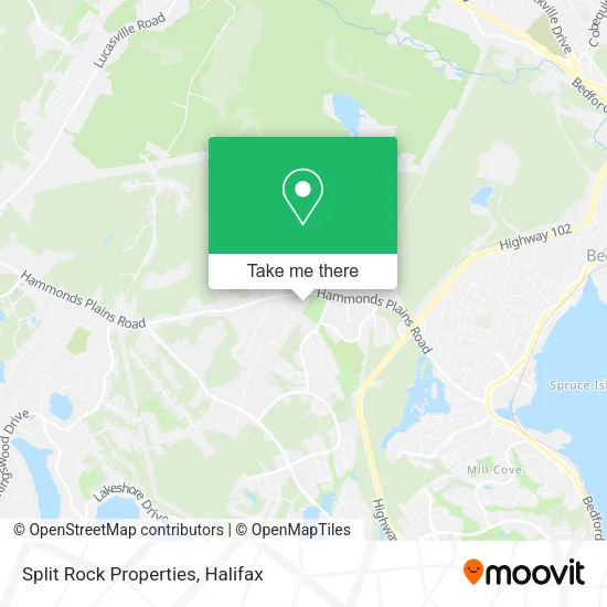 Split Rock Properties map