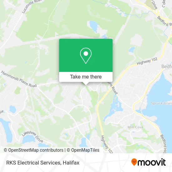 RKS Electrical Services map