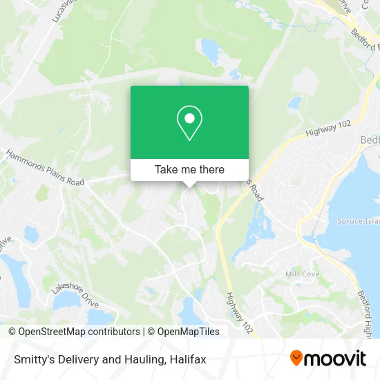 Smitty's Delivery and Hauling map