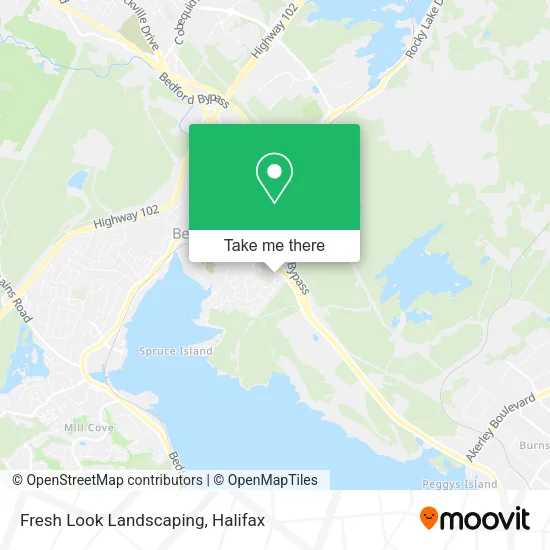 Fresh Look Landscaping map