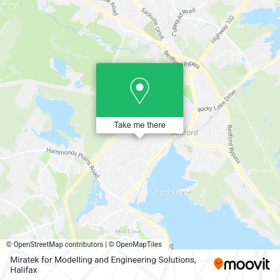 Miratek for Modelling and Engineering Solutions map