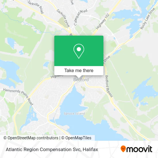 Atlantic Region Compensation Svc map
