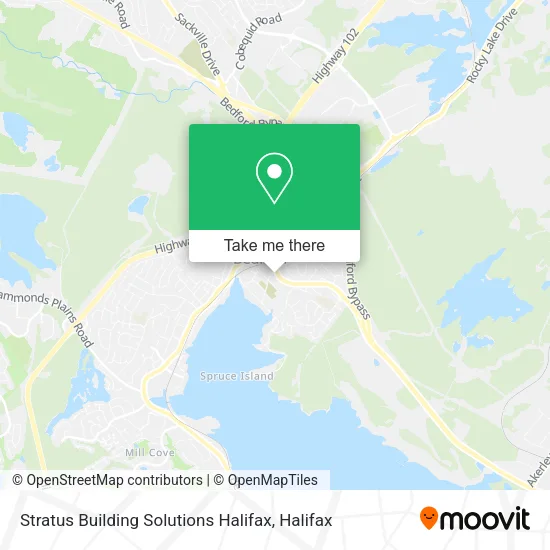 Stratus Building Solutions Halifax map