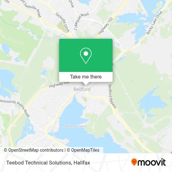 Teebod Technical Solutions map