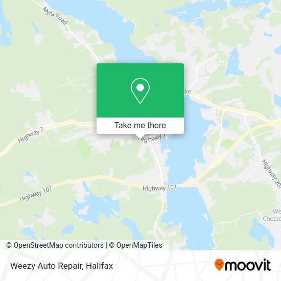 Weezy Auto Repair map