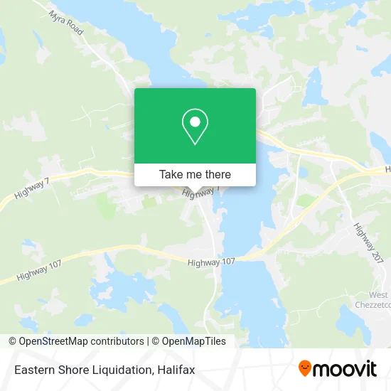 Eastern Shore Liquidation map