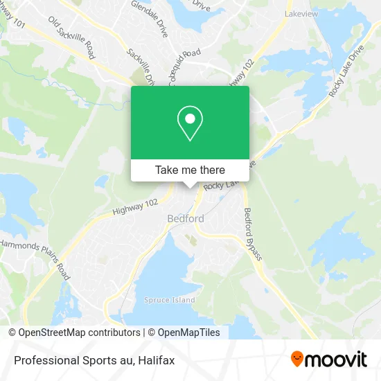 Professional Sports au map