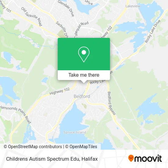 Childrens Autism Spectrum Edu map