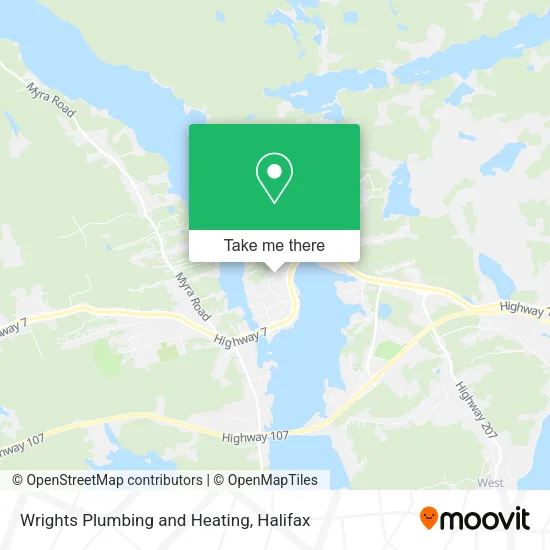 Wrights Plumbing and Heating map