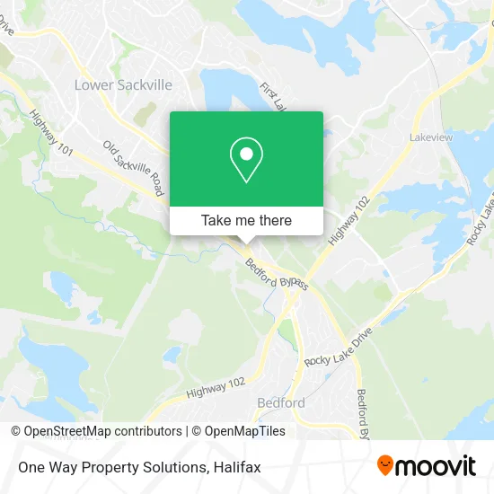 One Way Property Solutions map