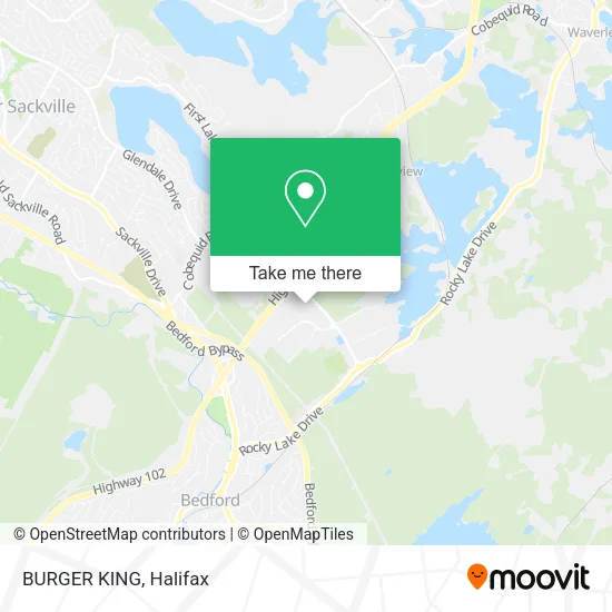 BURGER KING map