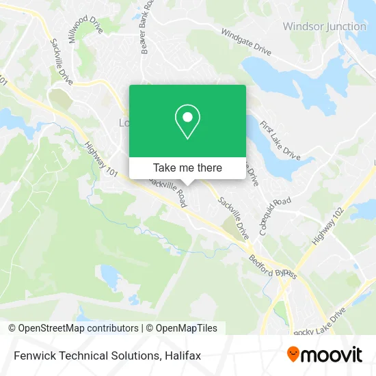 Fenwick Technical Solutions map