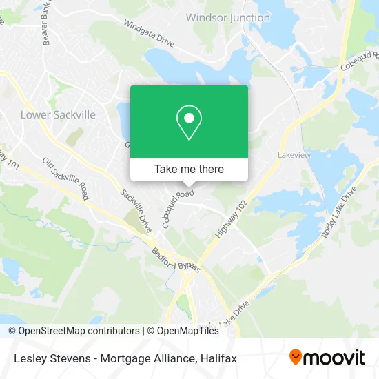 Lesley Stevens - Mortgage Alliance map