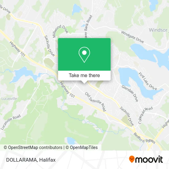 DOLLARAMA map