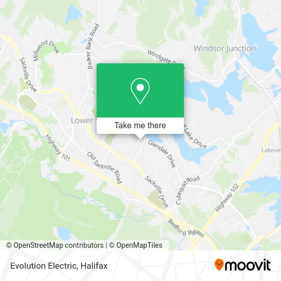Evolution Electric map