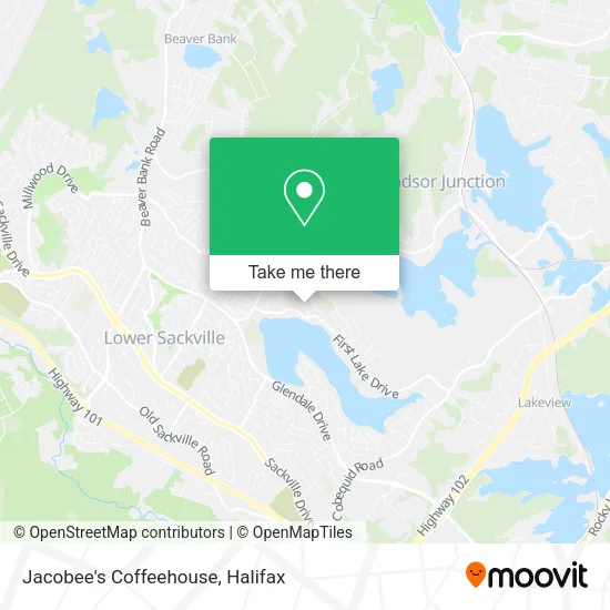 Jacobee's Coffeehouse map