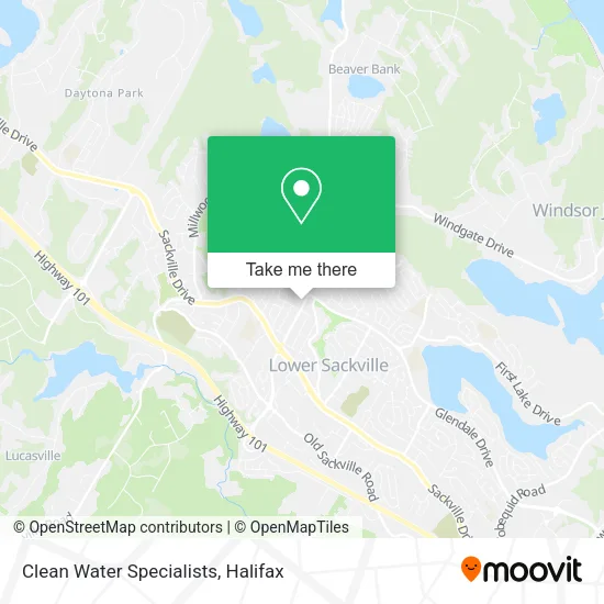 Clean Water Specialists map