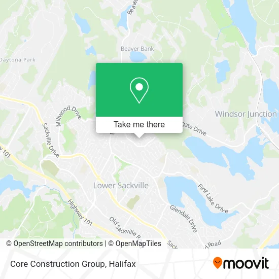 Core Construction Group map