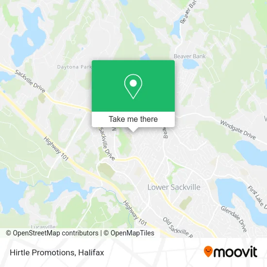 Hirtle Promotions map