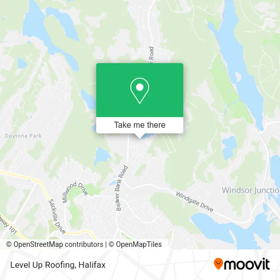 Level Up Roofing map