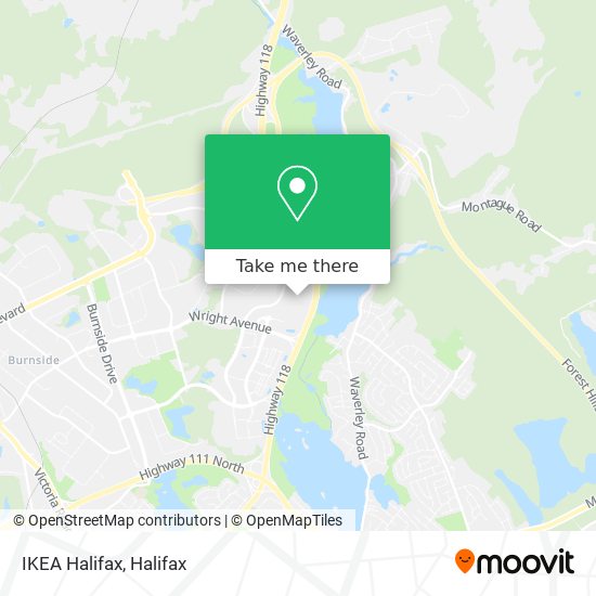 IKEA Halifax map