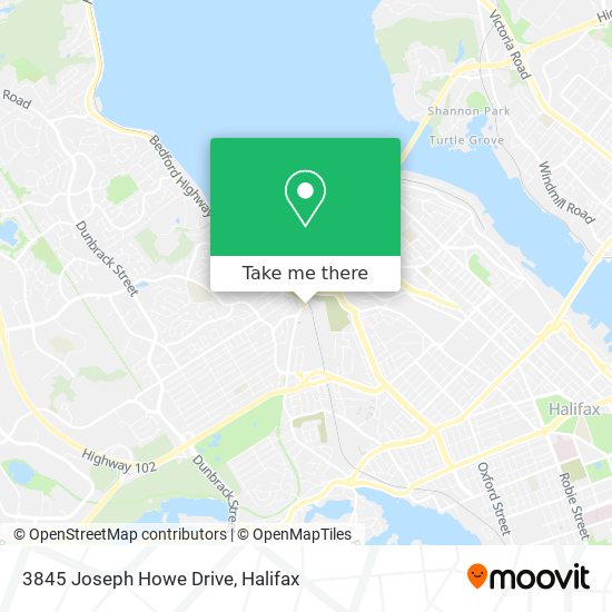 3845 Joseph Howe Drive map