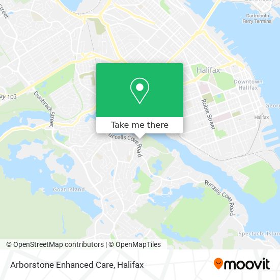 Arborstone  Enhanced Care map