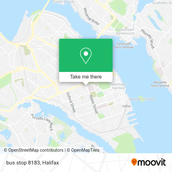 bus stop 8183 map