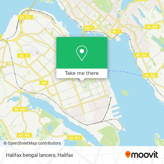 Halifax bengal lancers map