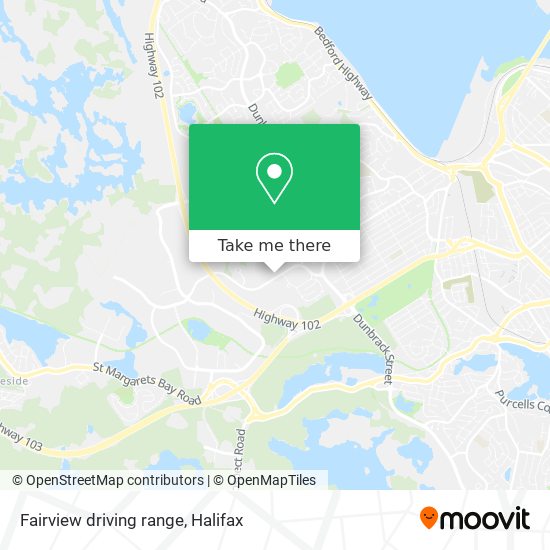 Fairview driving range map