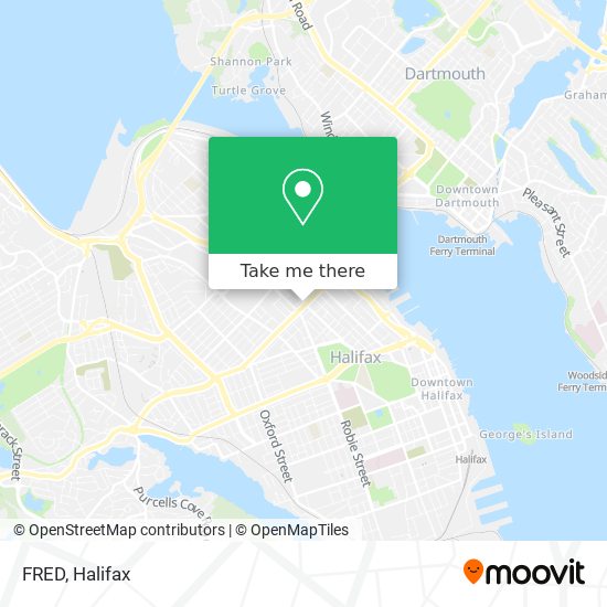 FRED map