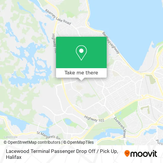 Lacewood Terminal Passenger Drop Off / Pick Up map