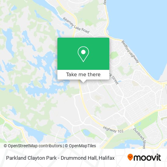 Parkland Clayton Park - Drummond Hall map