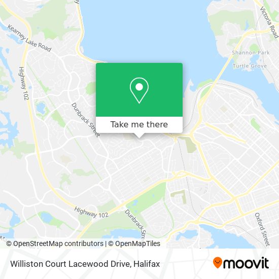 Williston Court Lacewood Drive map