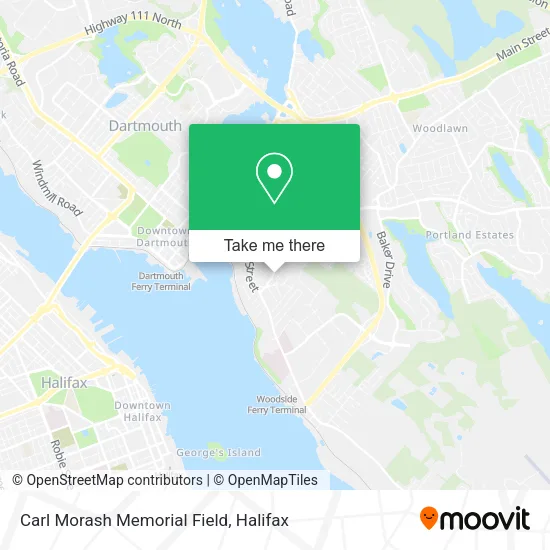 Carl Morash Memorial Field map