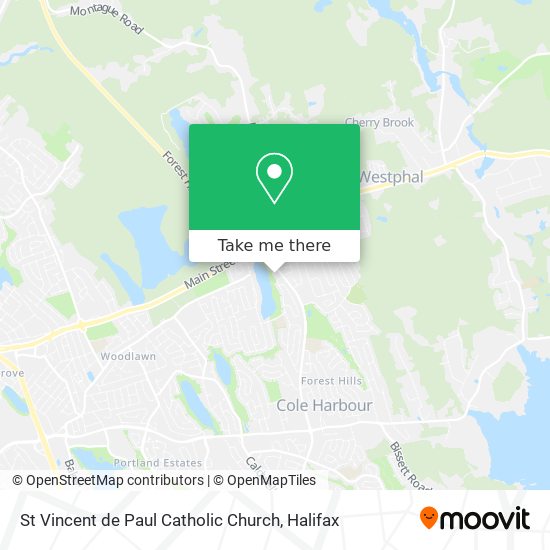 St Vincent de Paul Catholic Church map