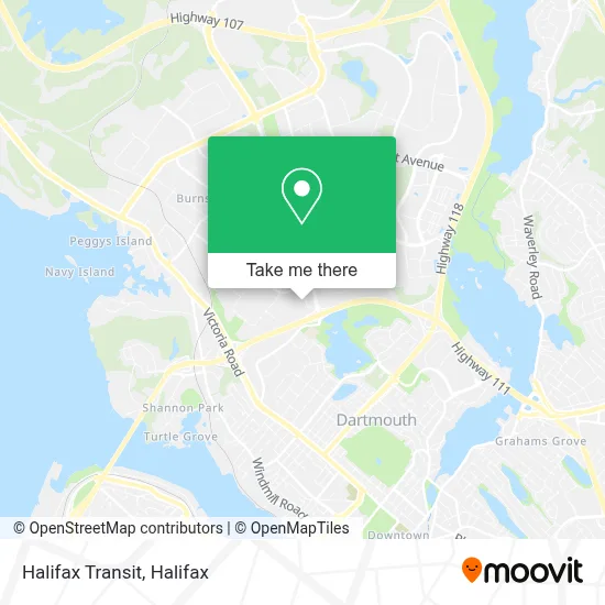 Halifax Transit map
