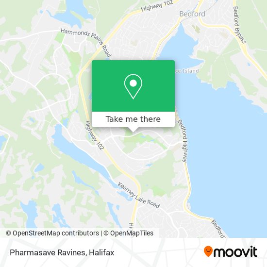 Pharmasave Ravines map