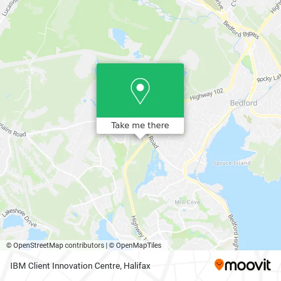 IBM Client Innovation Centre map
