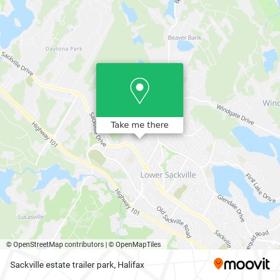 Sackville estate trailer park map